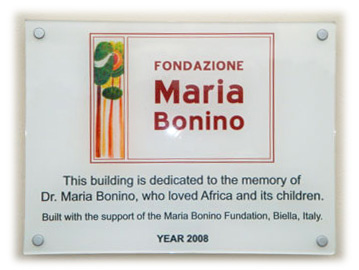 Foto Targa Fondazione Maria Bonino